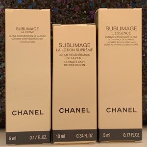 Chanel sublimage skin care travel sized